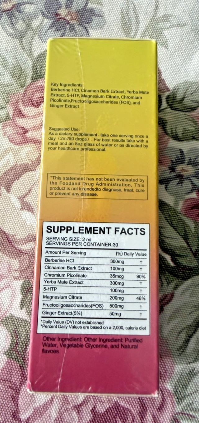 New Cutting Drink Mix Liquid Drops – 2 OZ | Support Energy, Satiety & Gut Health