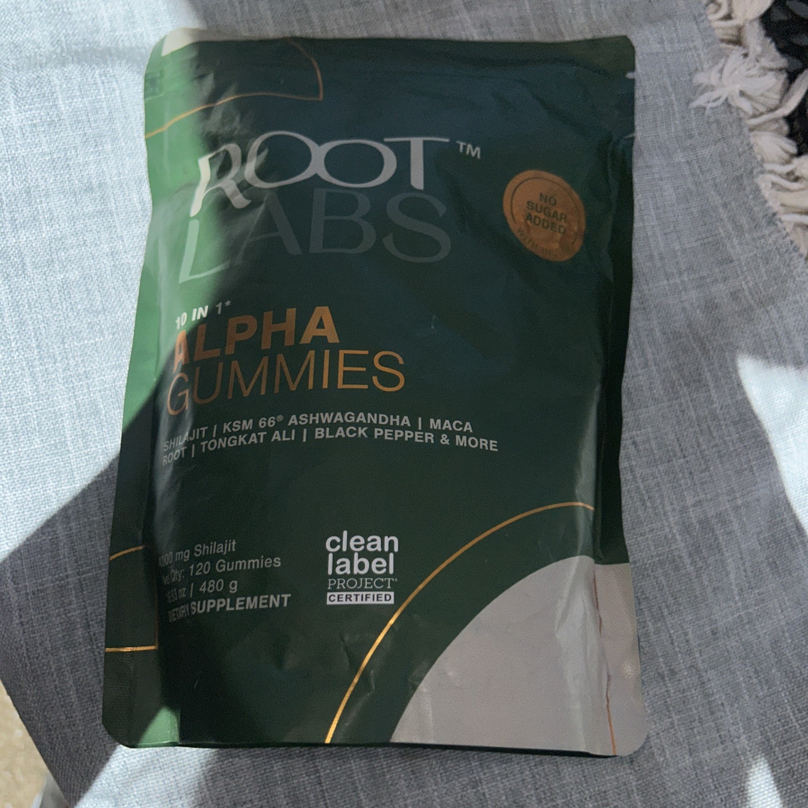 Root Labs 10 In 1 Alpha Gummies 16.93 oz Exp. 3/2027 ~ 120 Gummies