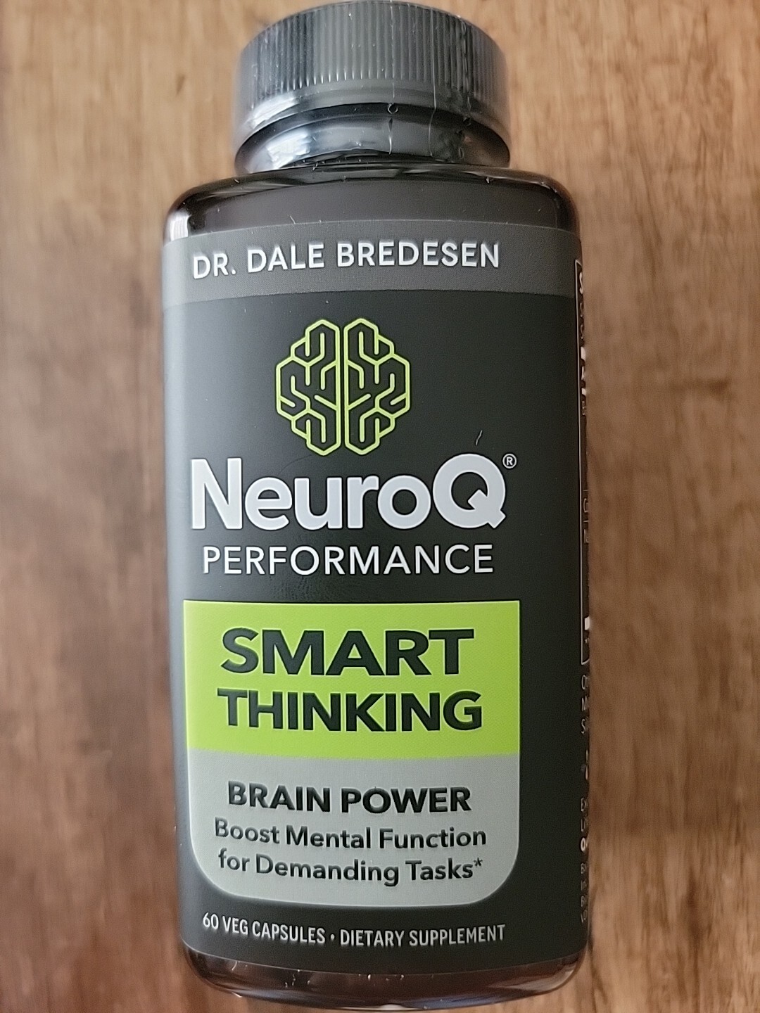 NeuroQ Perfomance Smart Thinking Brain Power 60 Veg Capsules Life Seasons 6/2025
