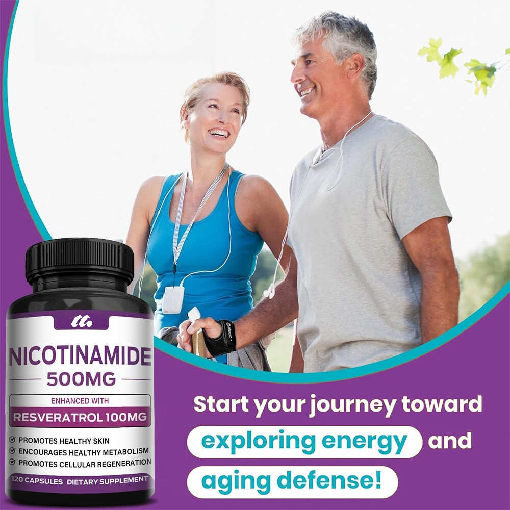 Niacinamide Supplement 500 Mg, Promotes Cell Regeneration, Repair & Skin Health
