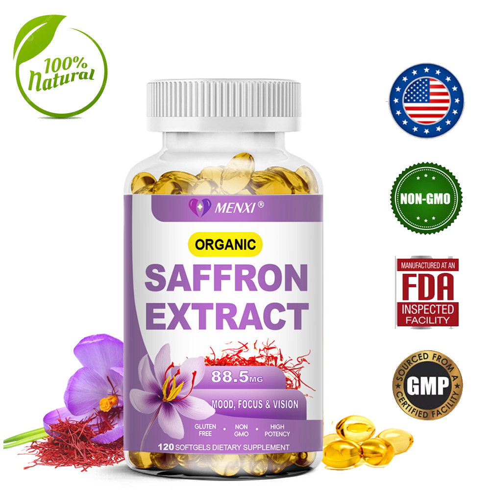 Pure Saffron Extract 88.5mg – Supports Healthy Weight Loss – Mood & Vision