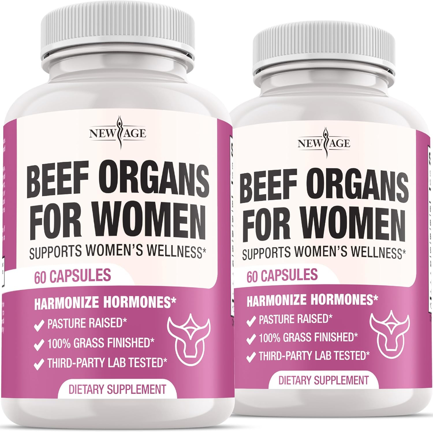 Beef Organ Supplement for Women – Beef Liver, Kidney, Heart and Uterus Tissue, S