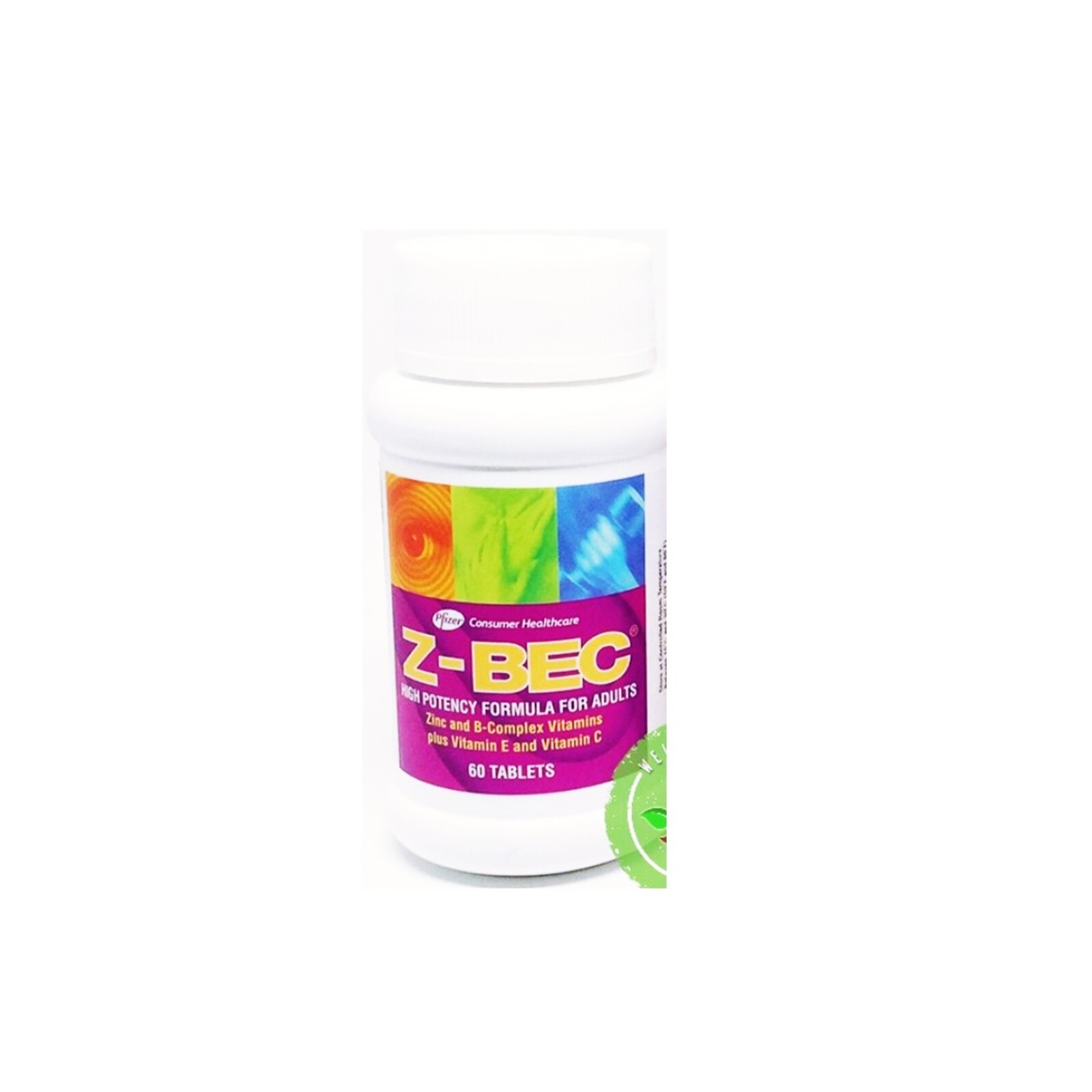 6 Bottles Z-BEC Multivitamins High Potency Formula For Adults 6X60 Tablets