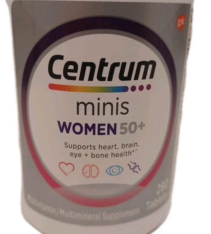 10 Centrum Silver Women 50+ Minis 280 Tab Multivitamin Minerals BIG BOTTLE 03/26