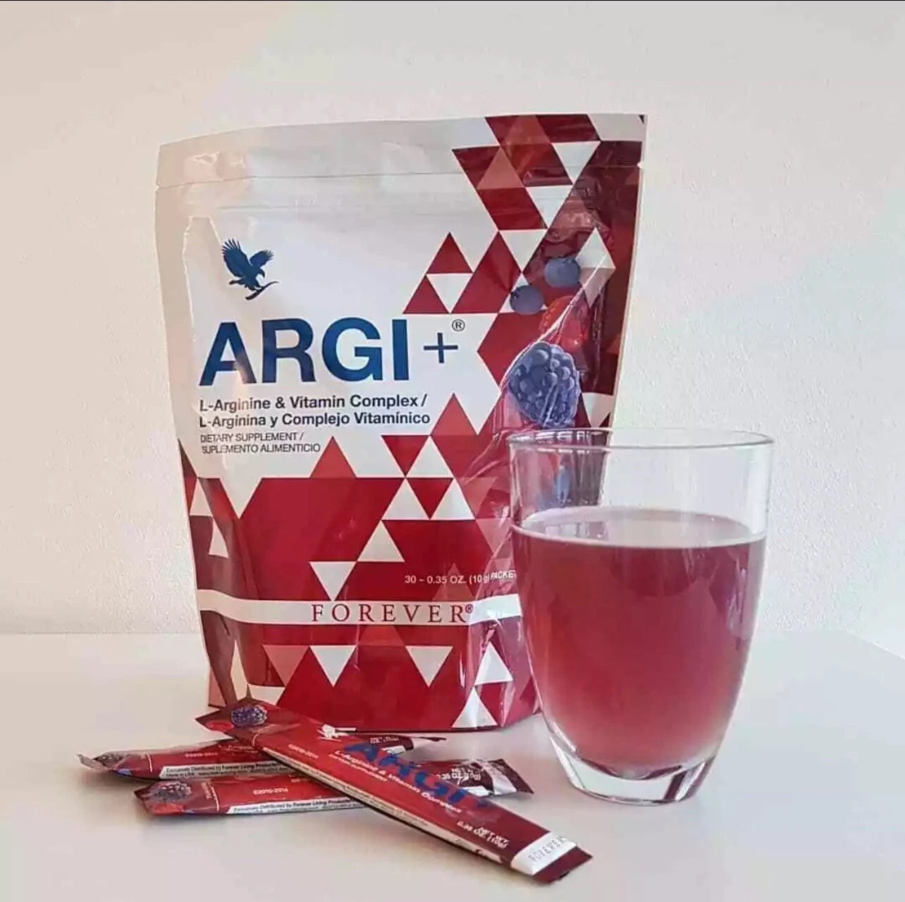 Forever Living ARGI+ with L-Arginine & Vitamins complex. KOSHER/HALAL-30 sachets