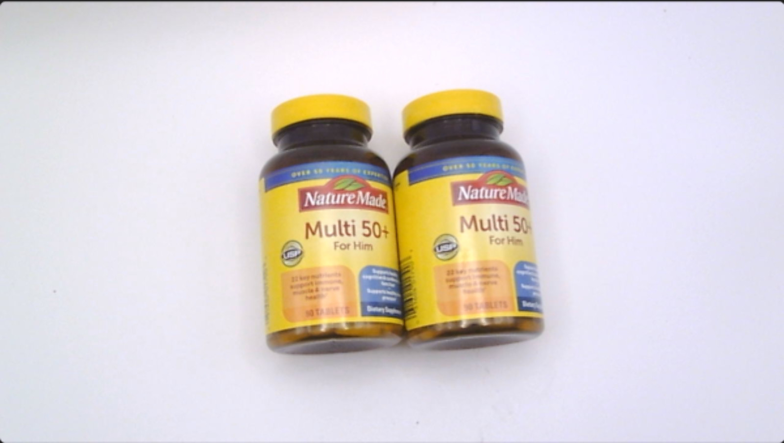 (2 Pack) 11/27 Nature Made Men’s Multivitamin 50+ Tablets, 90 Count for Daily Nu
