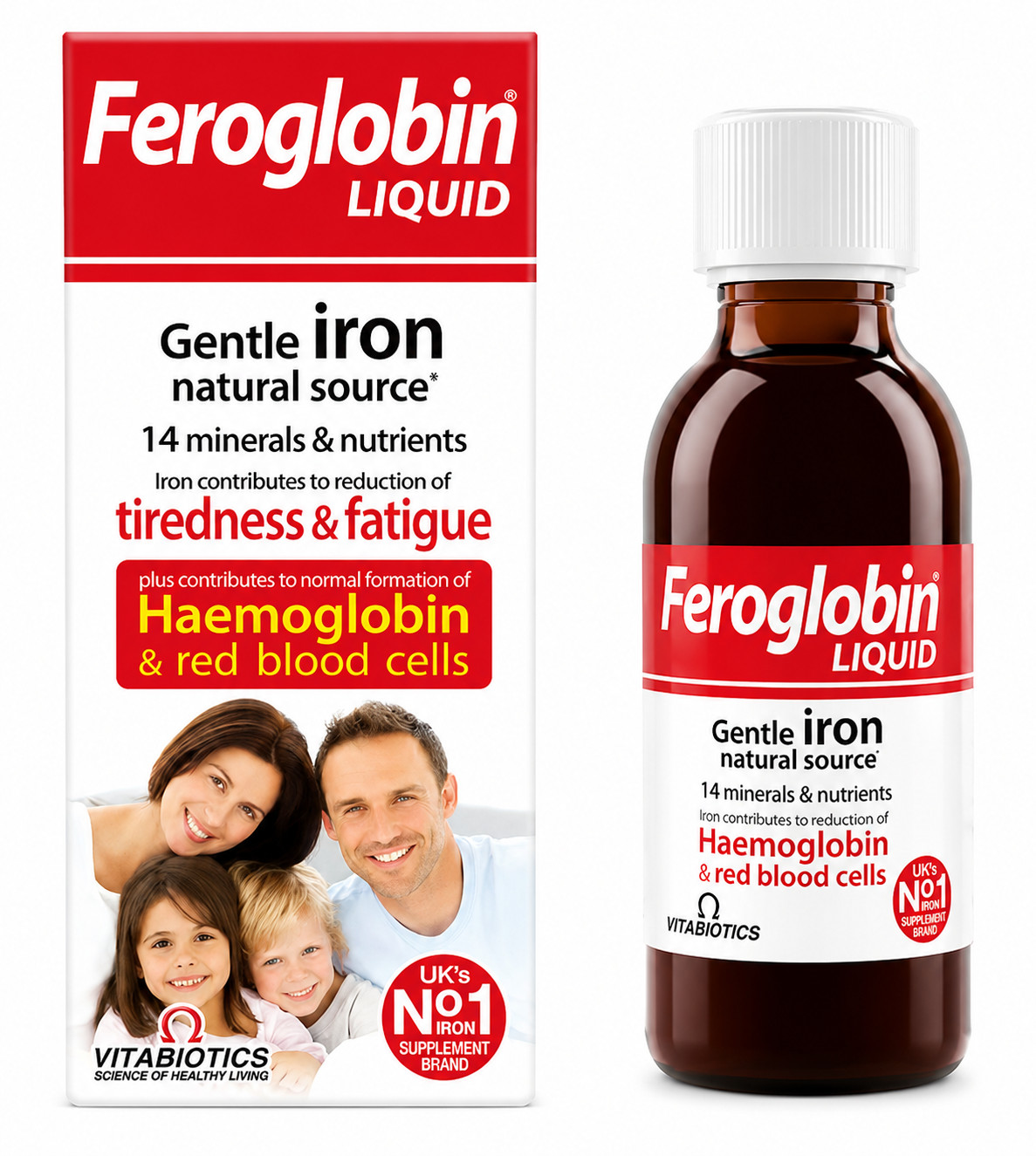 Vitabiotics Feroglobin Liquid Vitamin 500ml