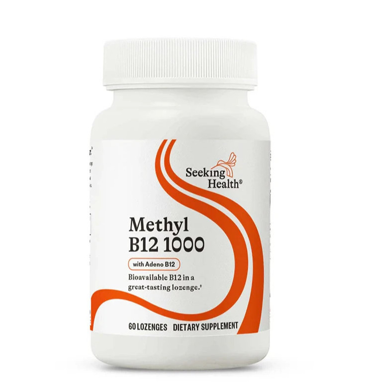 Seeking Health Methyl B12 1000 mcg 60 Lozenges | Energy, Brain & Nerve Support |