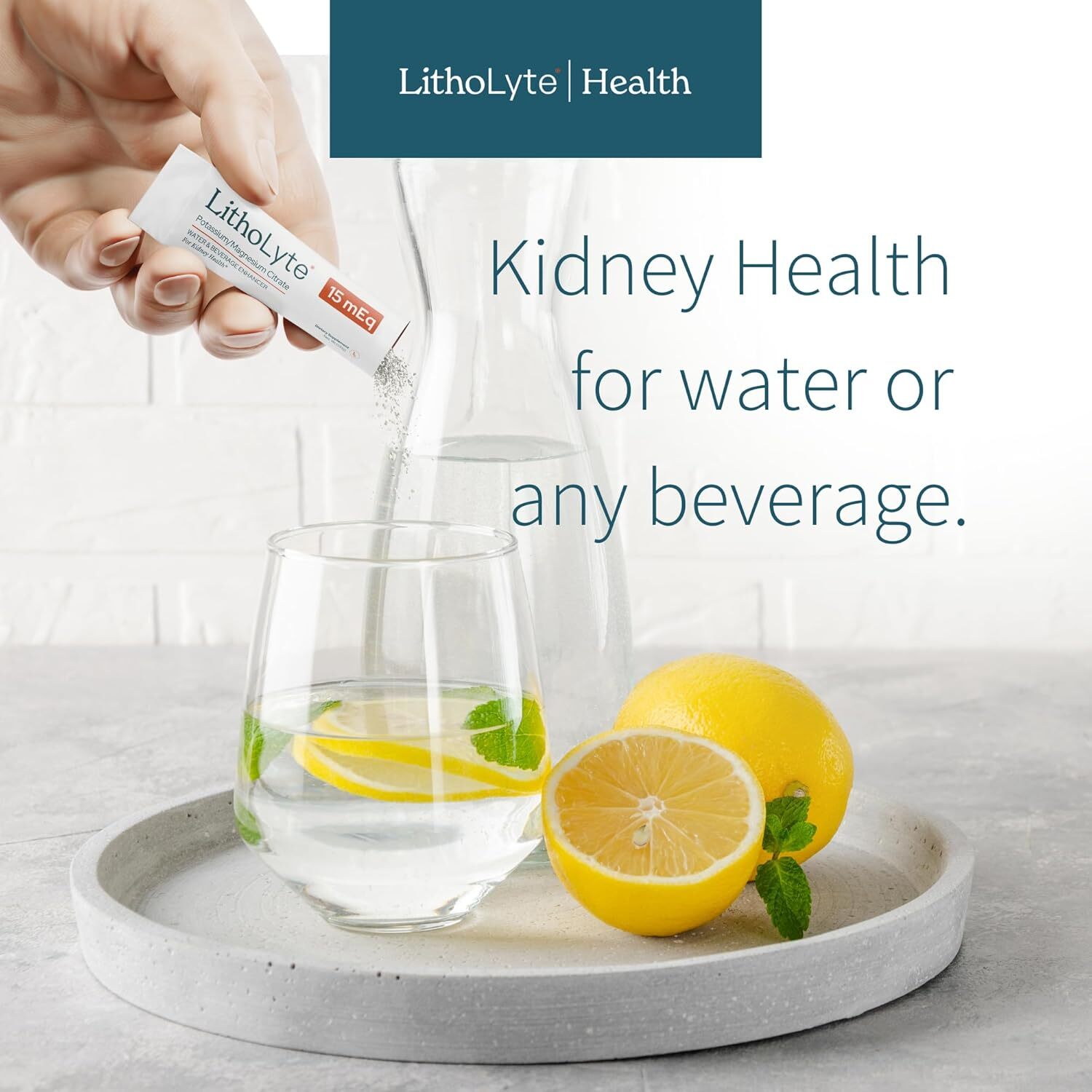 Kidney Health 15 Meq Water & Beverage Enhancer for Kidney Health Developed