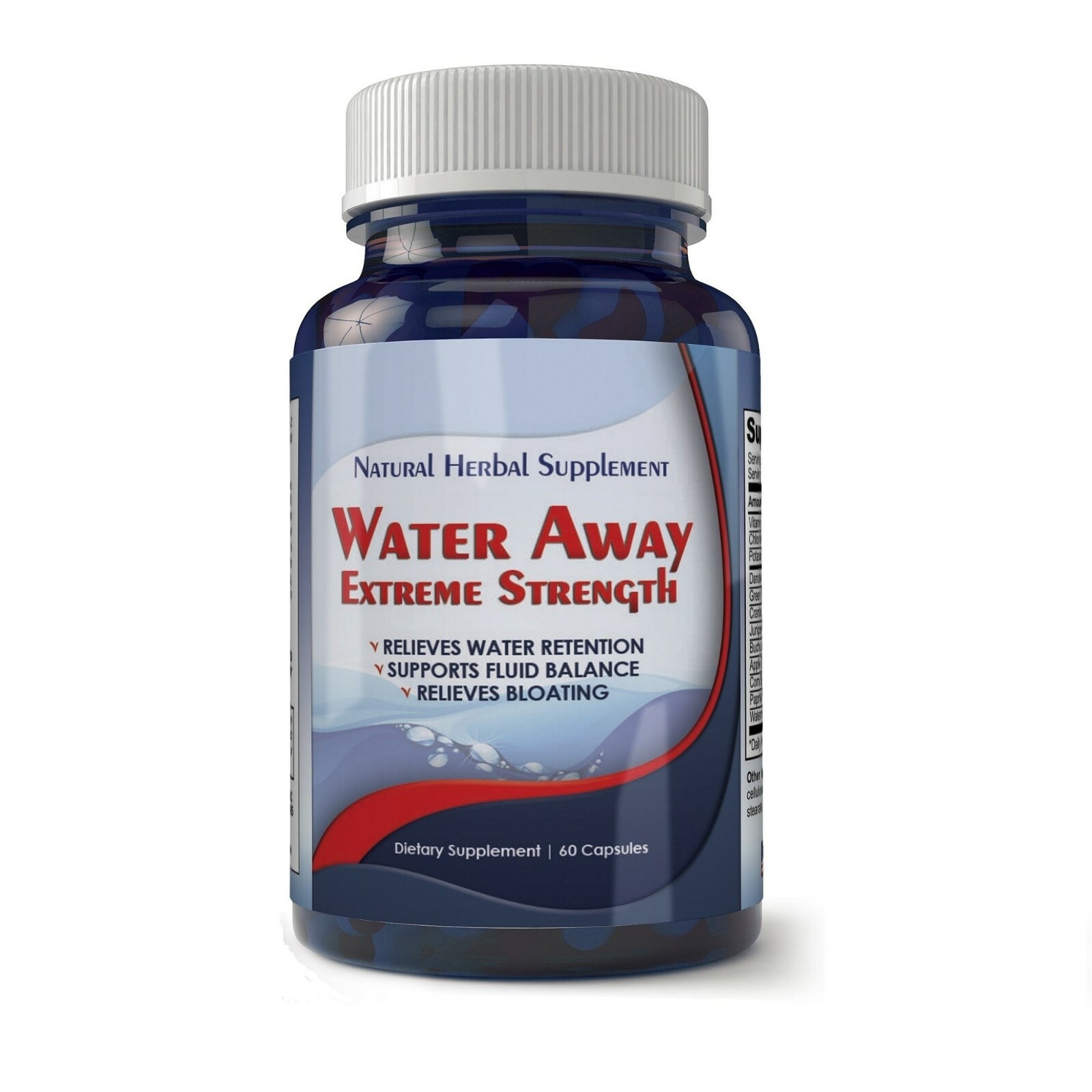 Diuretic Water Away Pills 700mg Weight Loss Blend of Minerals Supplement