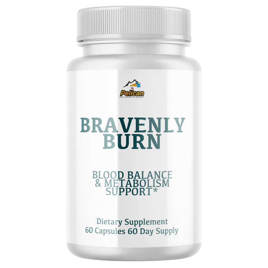 Bravenly Burn- Blood Sugar Support- 60 Capsules