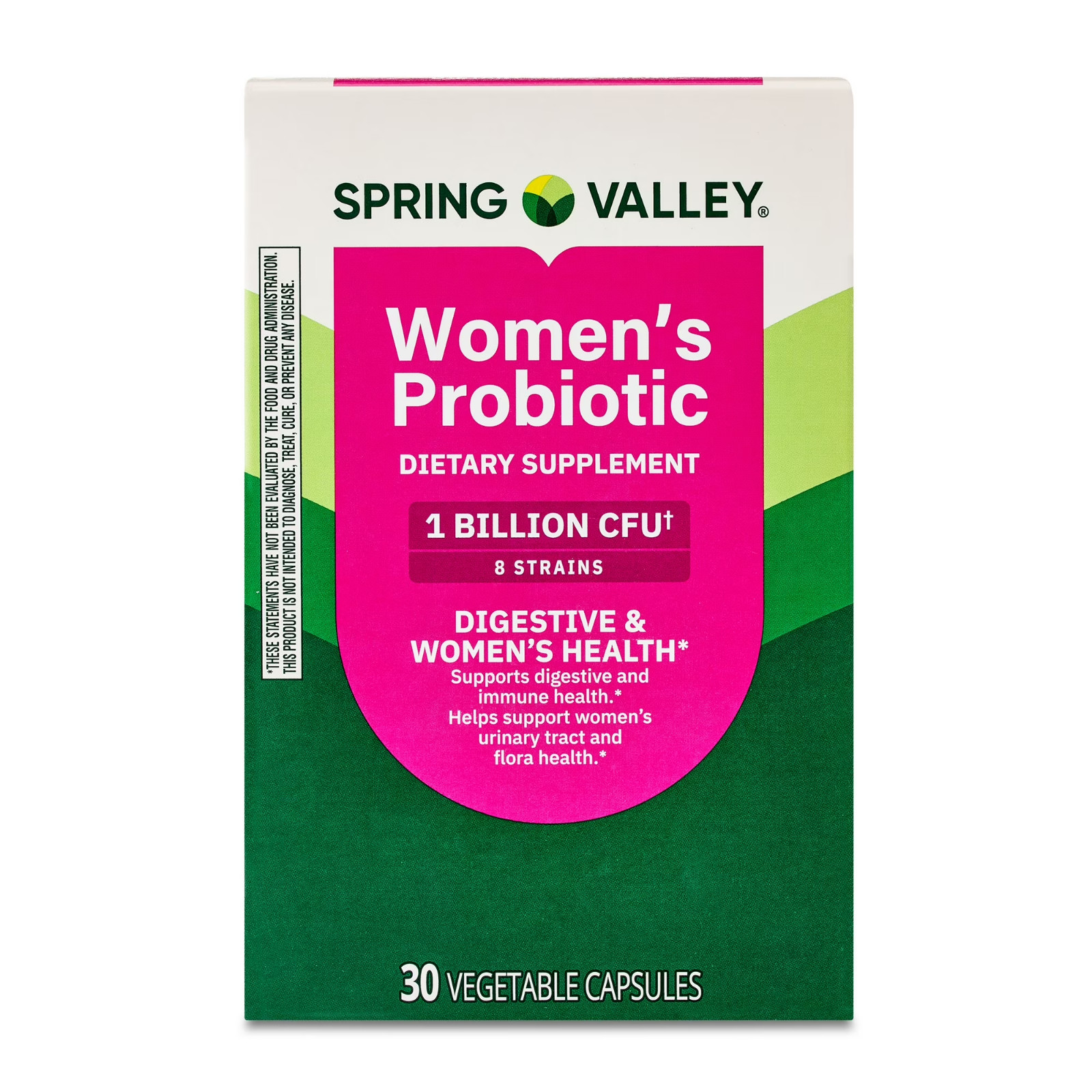 Spring Valley Women’s Probiotic Dietary Supplement Vegetarian Capsules, 30 Count