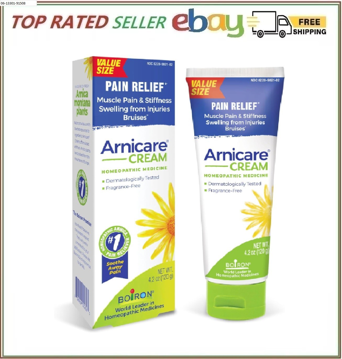 Boiron Arnicare Cream Joint & Muscle Pain Relief 4.2 oz
