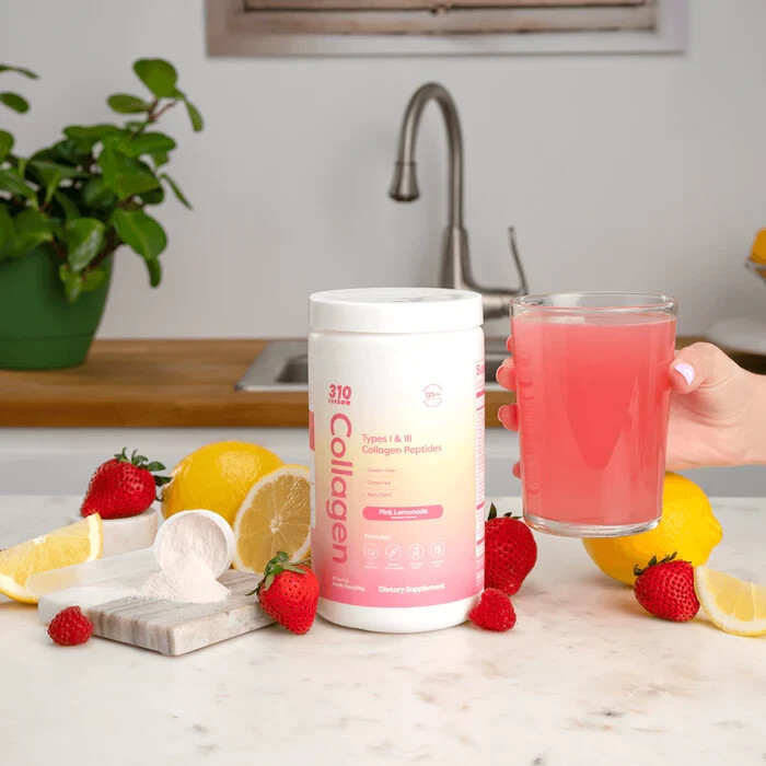 310 Collagen Peptides Variety of Flavors (Pink Lemonade, Sour Apple…..