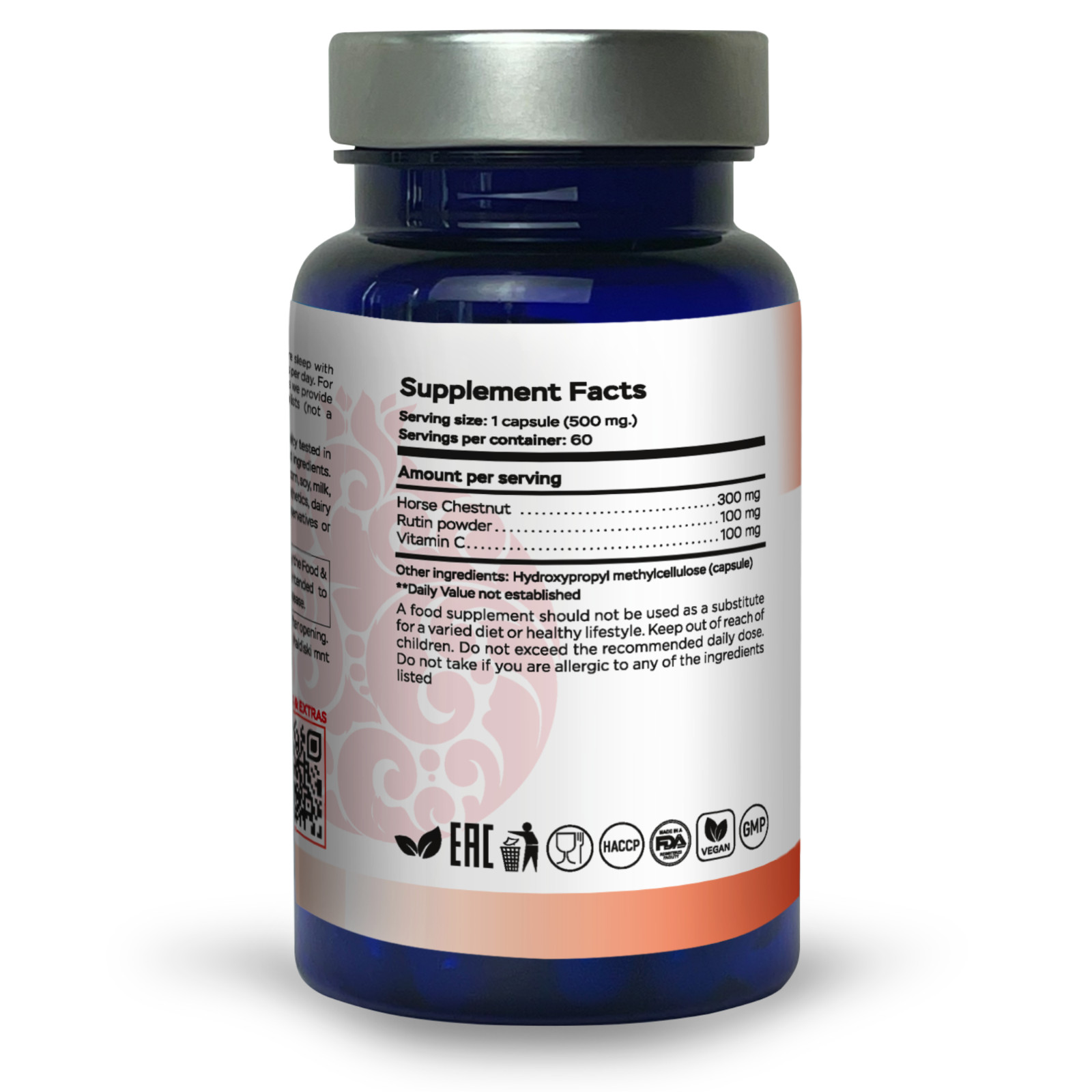 VeinoTune Varicose Veins Treatment for Legs, Reduces Swelling, Horse Chestnut 30