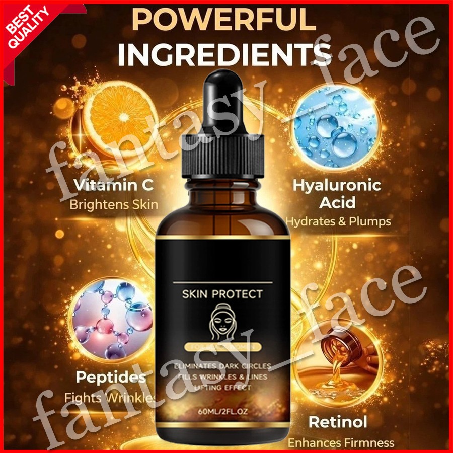 Skin Protect Serum Black Women Gentle Facial Skin Care Moisturizing Serum