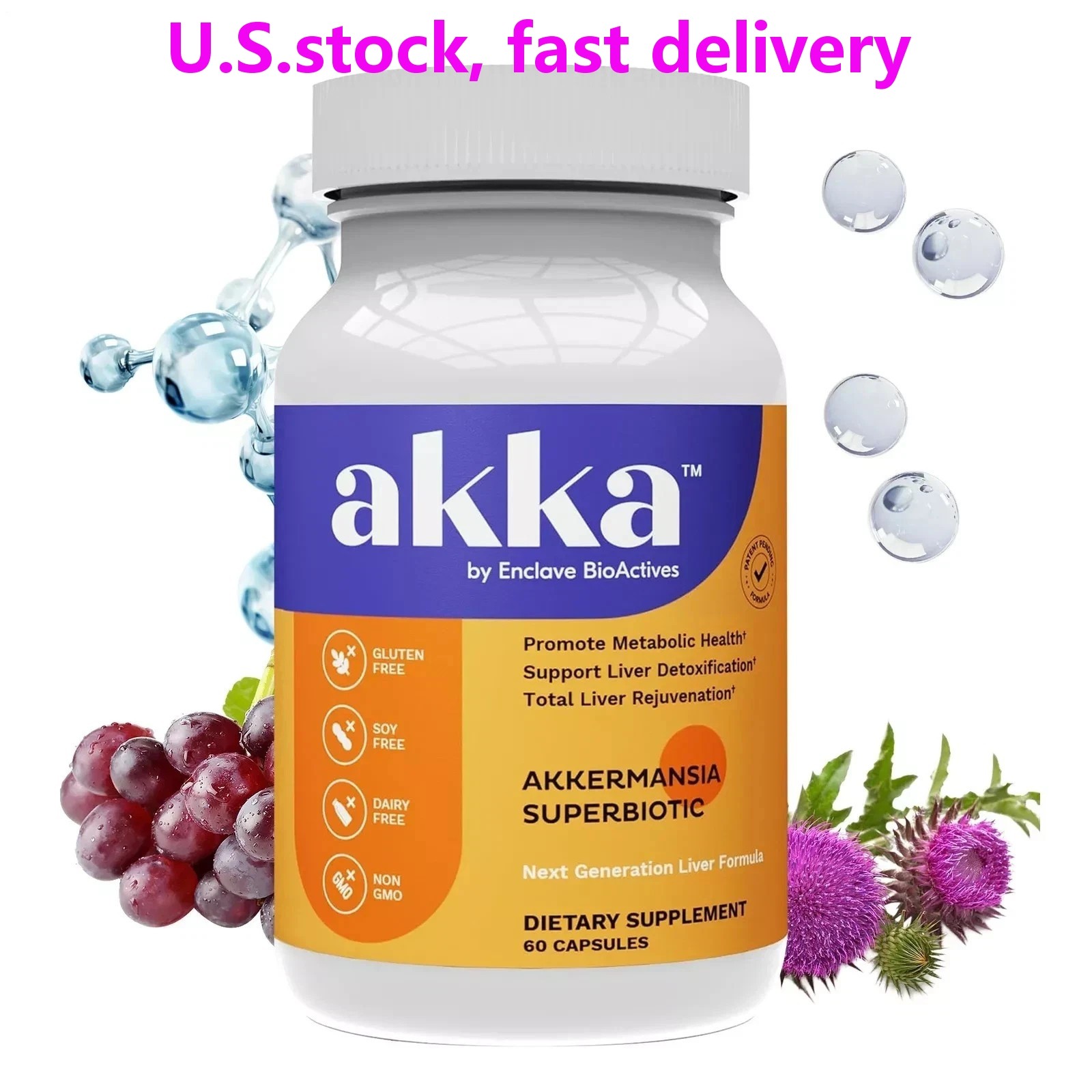 AKKA – Premium Liver Cleanse Detox & Repair Superbiotic,Gut Health, Milk Thistle