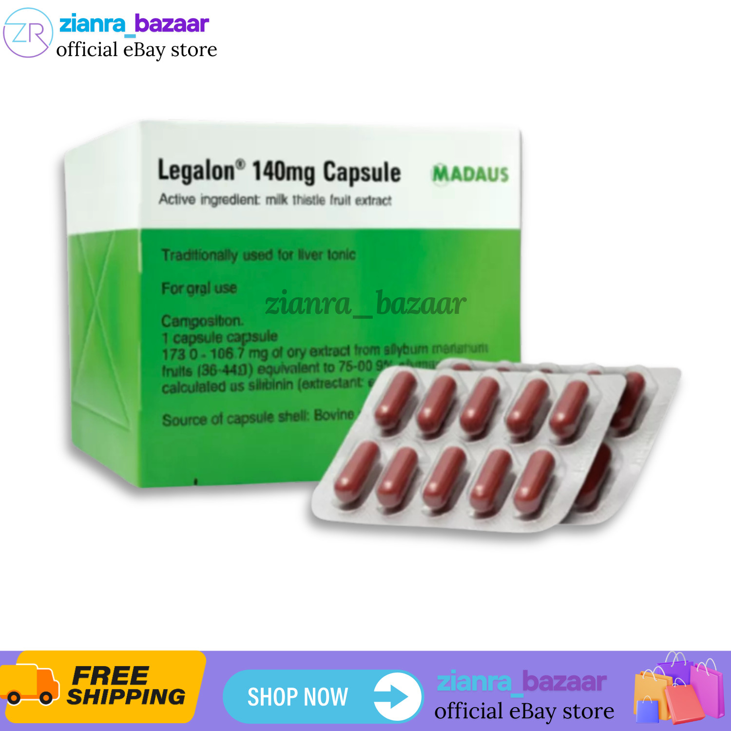 Legalon 100’s (Original) Madaus Germany Traditionally Used For Liver