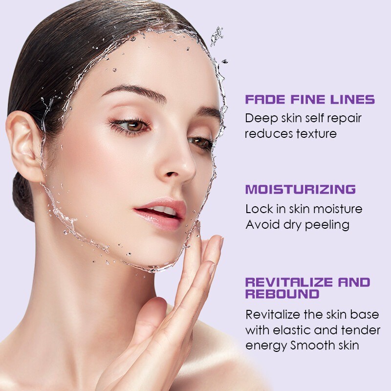 Hyaluronic acid capsules for anti-aging moisturizing skin care reduce wrinkles