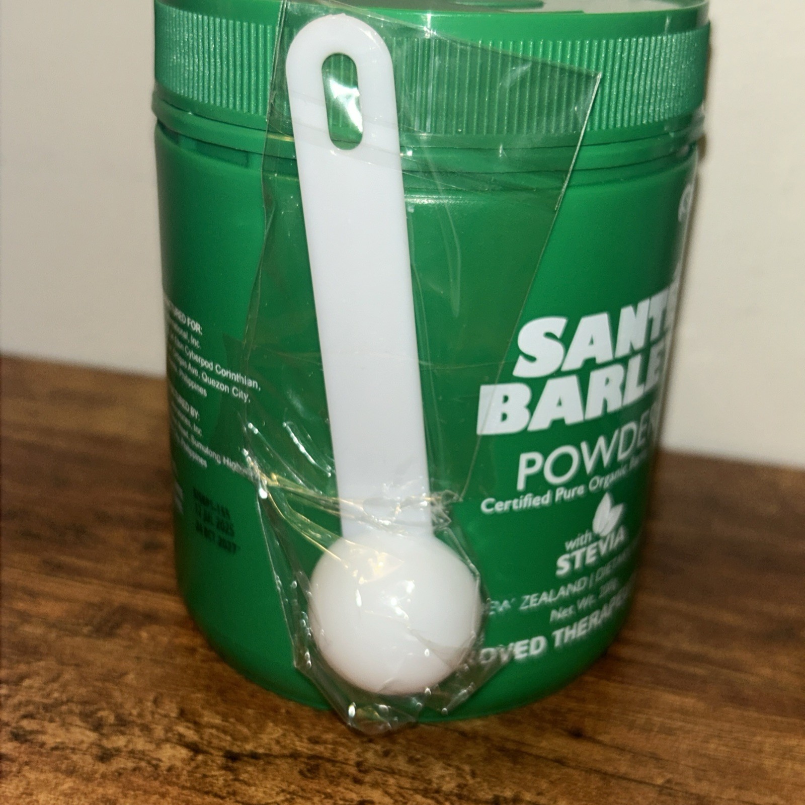 3x Santé Barley Powder with Stevia 200g – Certified Organic Barley Grass Exp2027