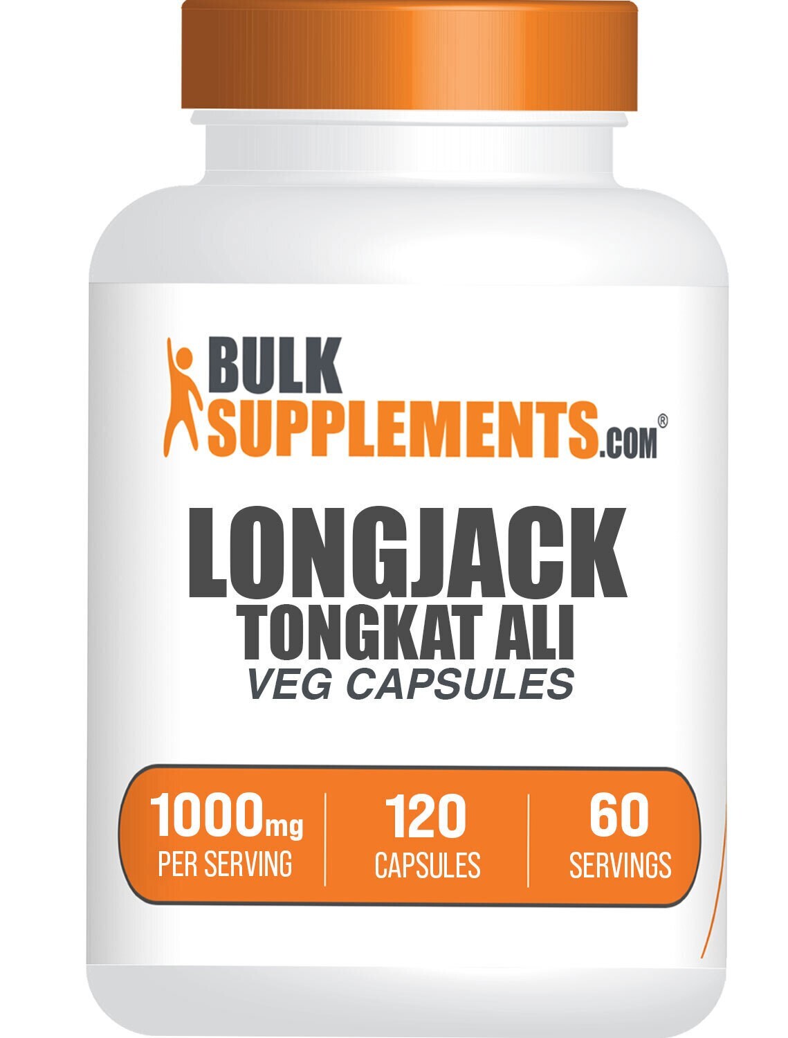 BulkSupplements Longjack Extract 120 Veg Capsules – 1000 mg Per Serving