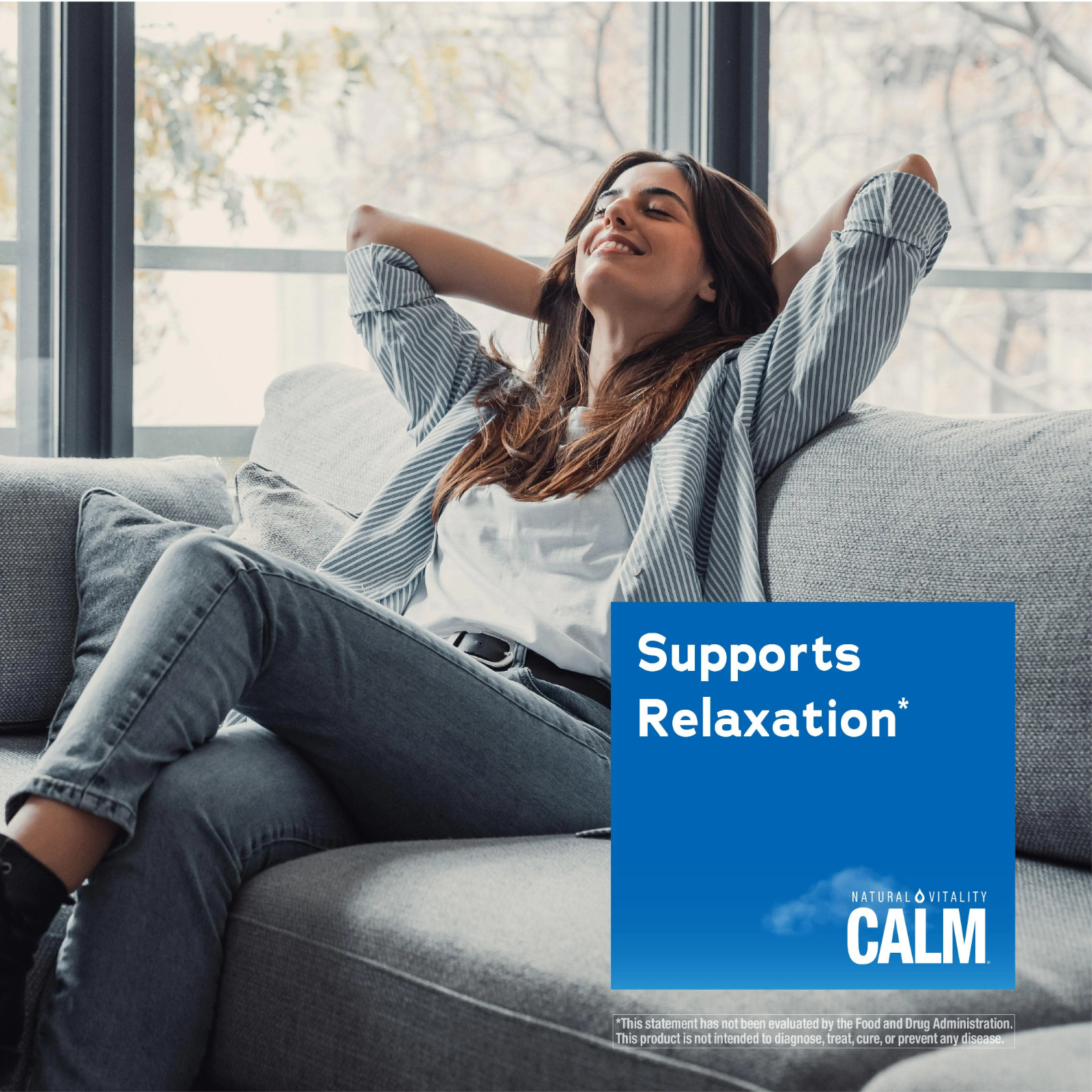 CALM Magnesium Citrate – Relax & Sleep Support – Raspberry Lemon, 28ct