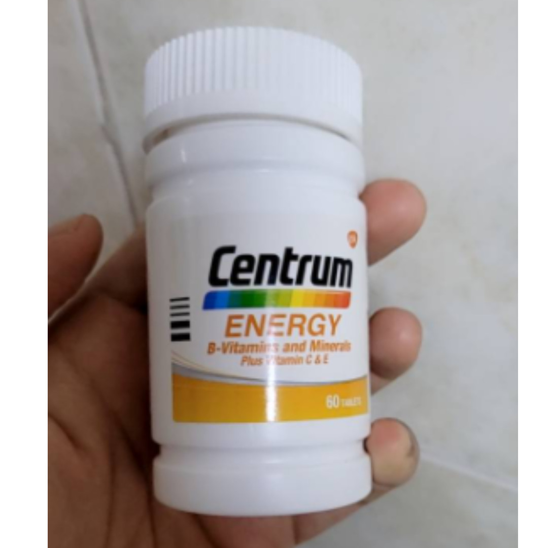 2X60’s New Centrum Energy B-Vitamins and Minerals + Vitamin C & E – Fast DHL