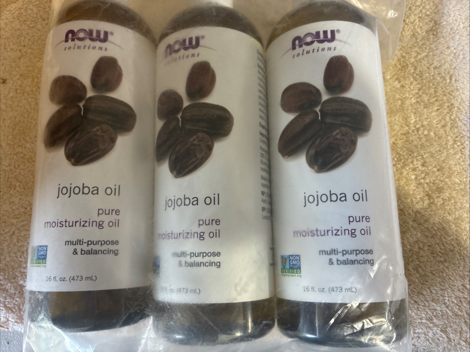 3X NOW Solutions Moisturizing Jojoba Oil – 16 fl. oz. – FAST SHIPPING!