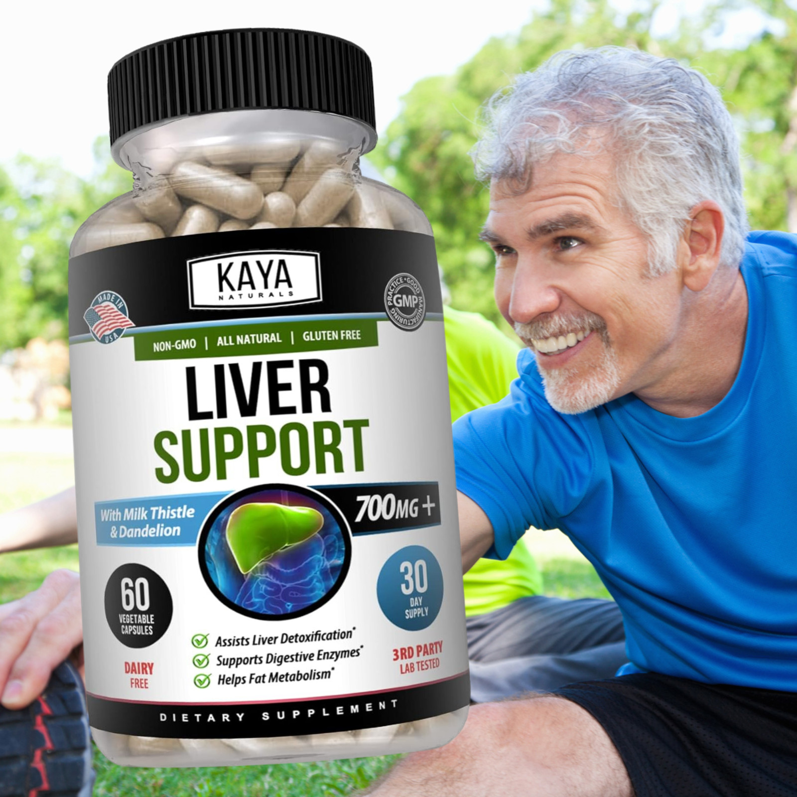 Liver Support, Cleanse, Detox & Repair Formula Including NAC N Acetyl Cysteine