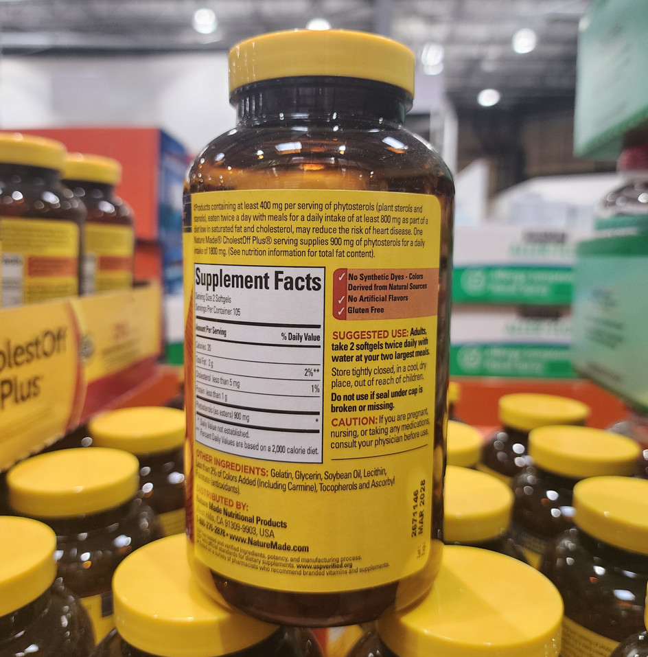 Nature Made 210 Softgels CholestOFF Plus New Exp: 10/25
