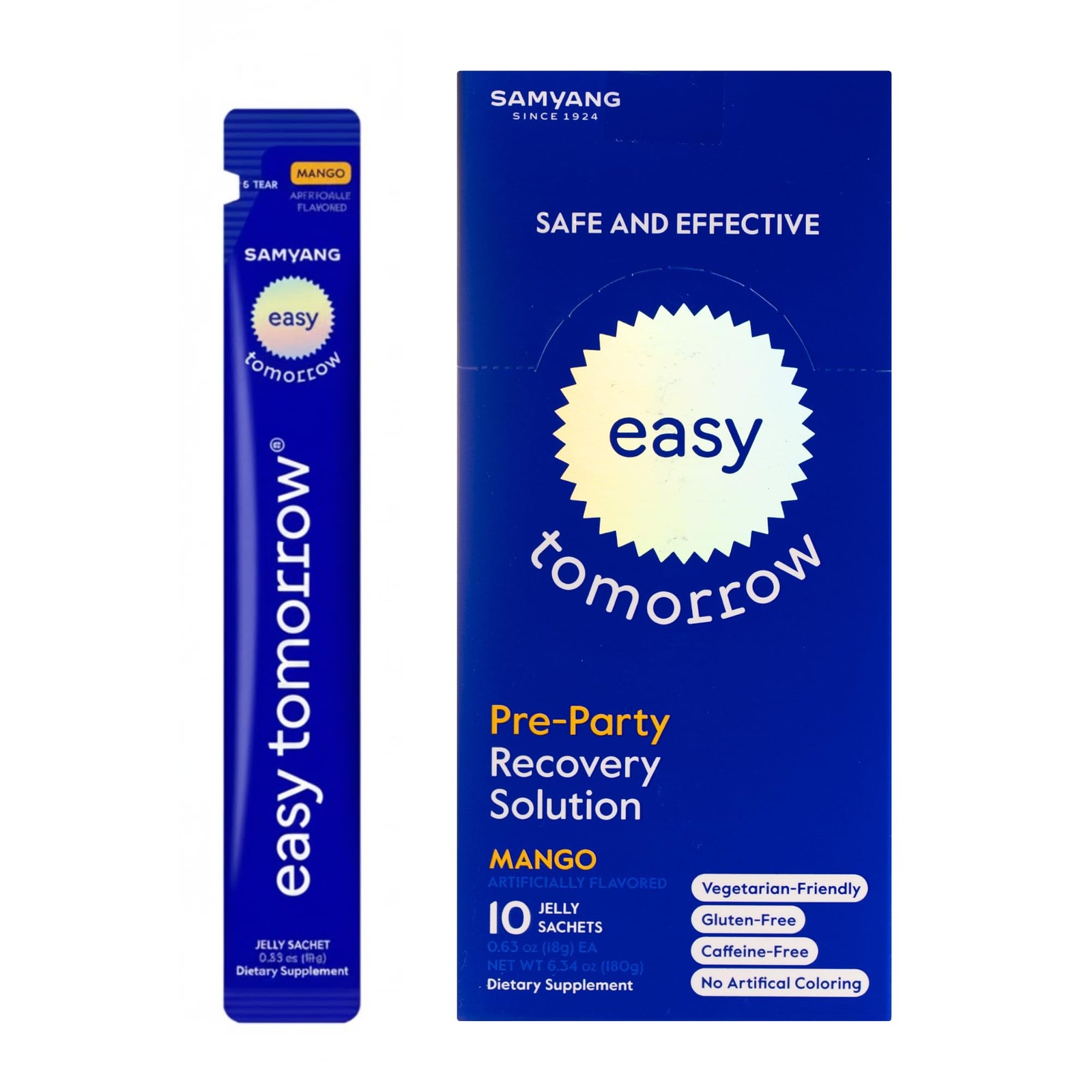 EASY TOMORROW Jelly Stick Before After Drink, Morning Relief, Feel Fresher …