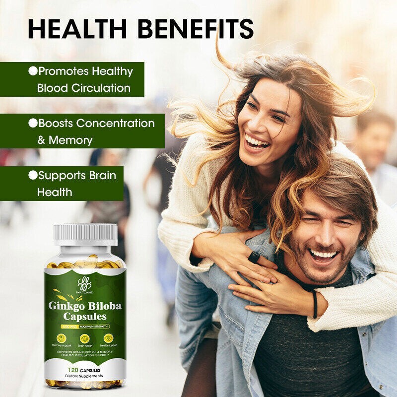 Ginkgo Biloba Extra Strength-Supports Brain Function & Memory Support,120 Cap