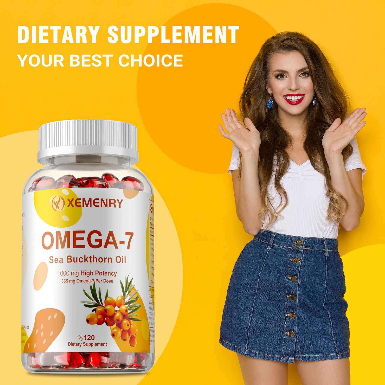Omega-7 Sea Buckthorn Oil – Antioxidants, Skin, Cardiovascular, Vaginal Health