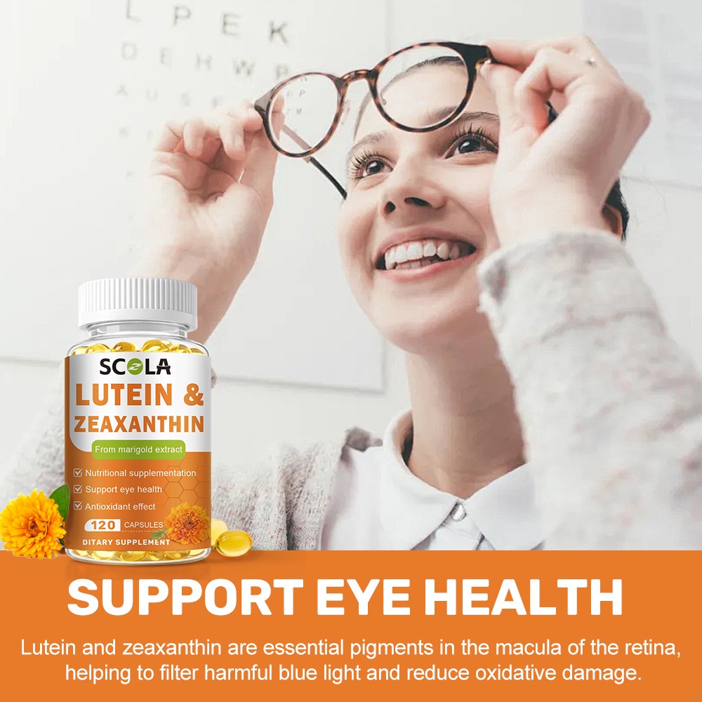 Eye Health Supplement, Lutein and Zeaxanthin, Vision Health, Eye Strain Support