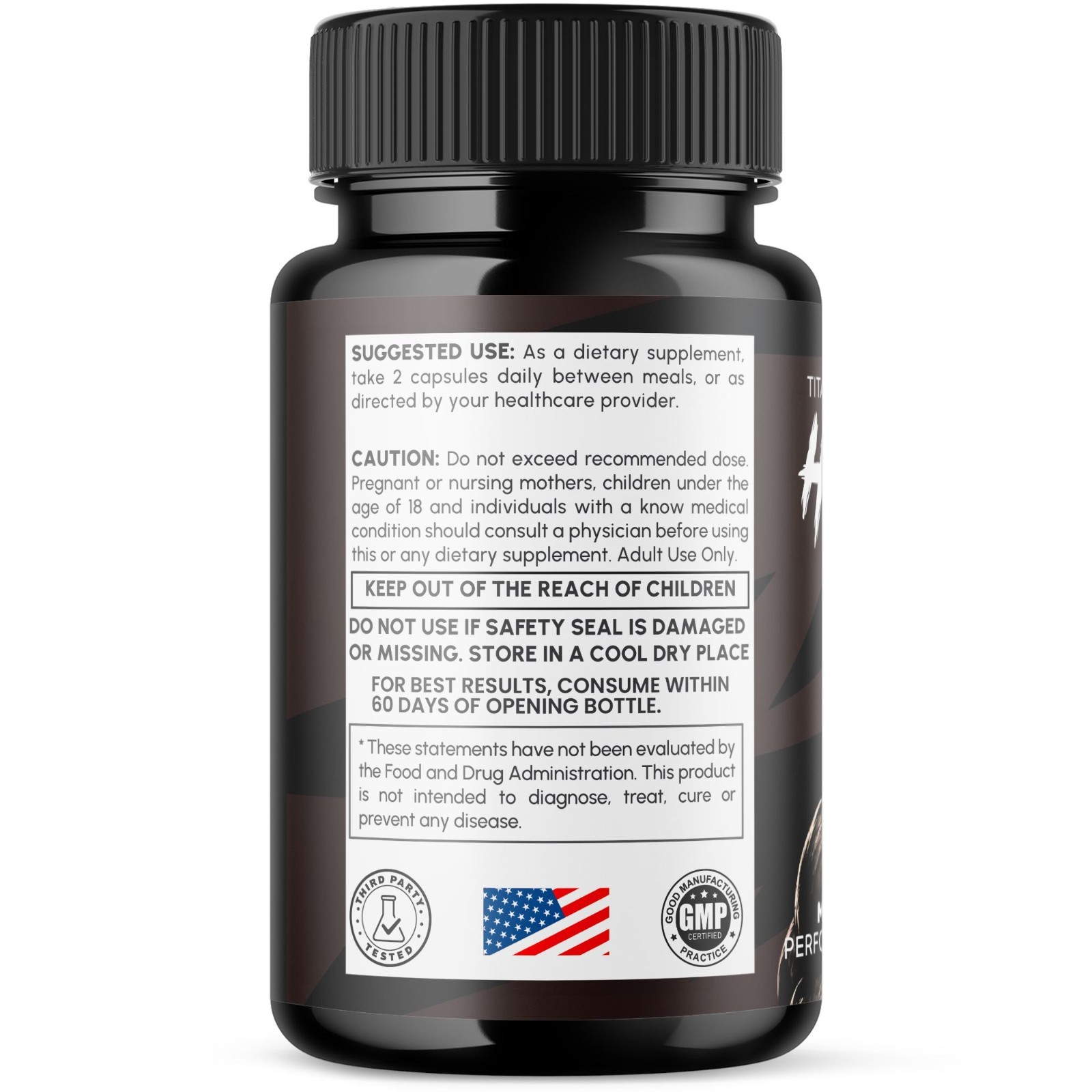 (2 Pack) Horsewood Advanced Male Health Support Formula Horse Wood 120 Capsules