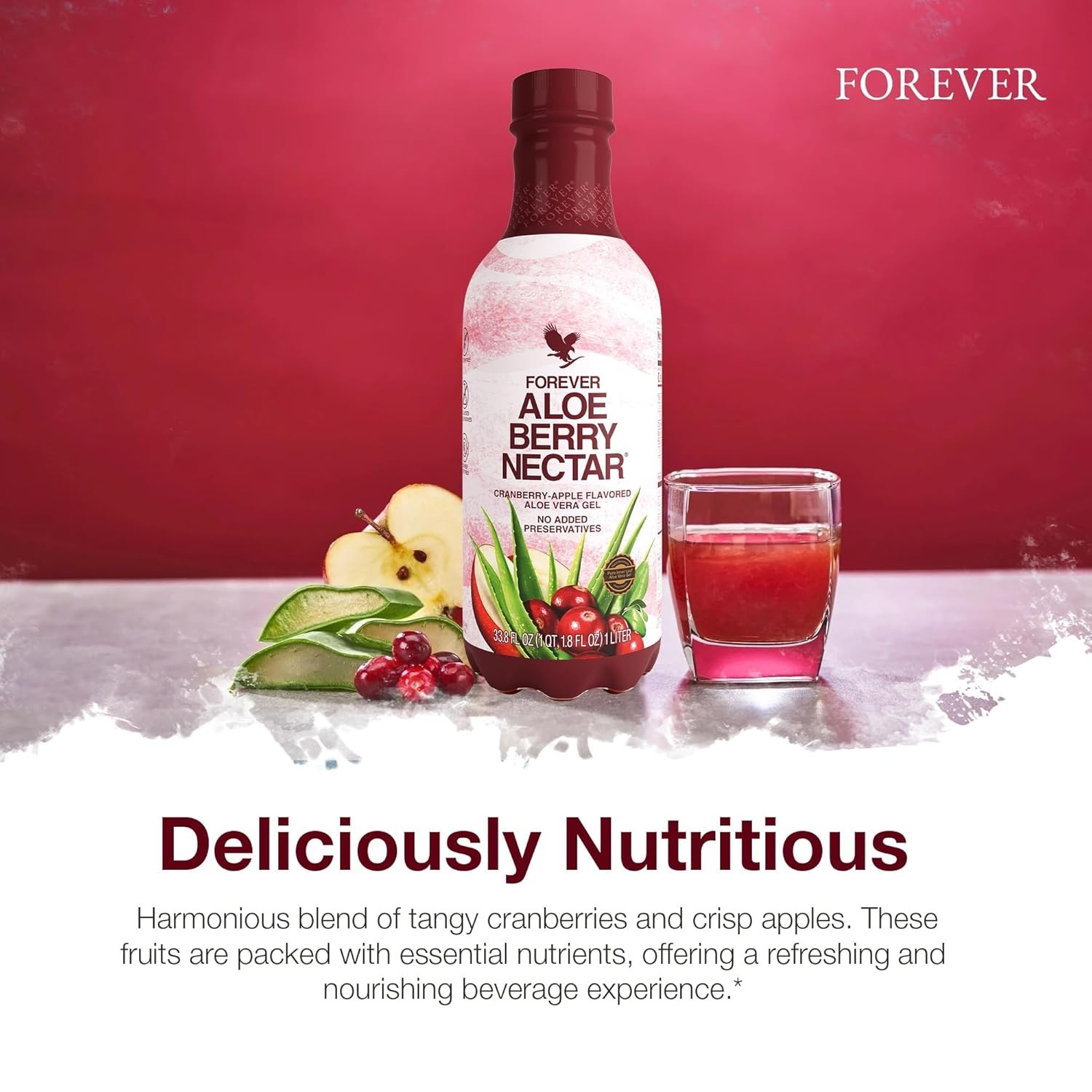 Pure Aloe Vera Gel with Cranberries and Apple pack of 2