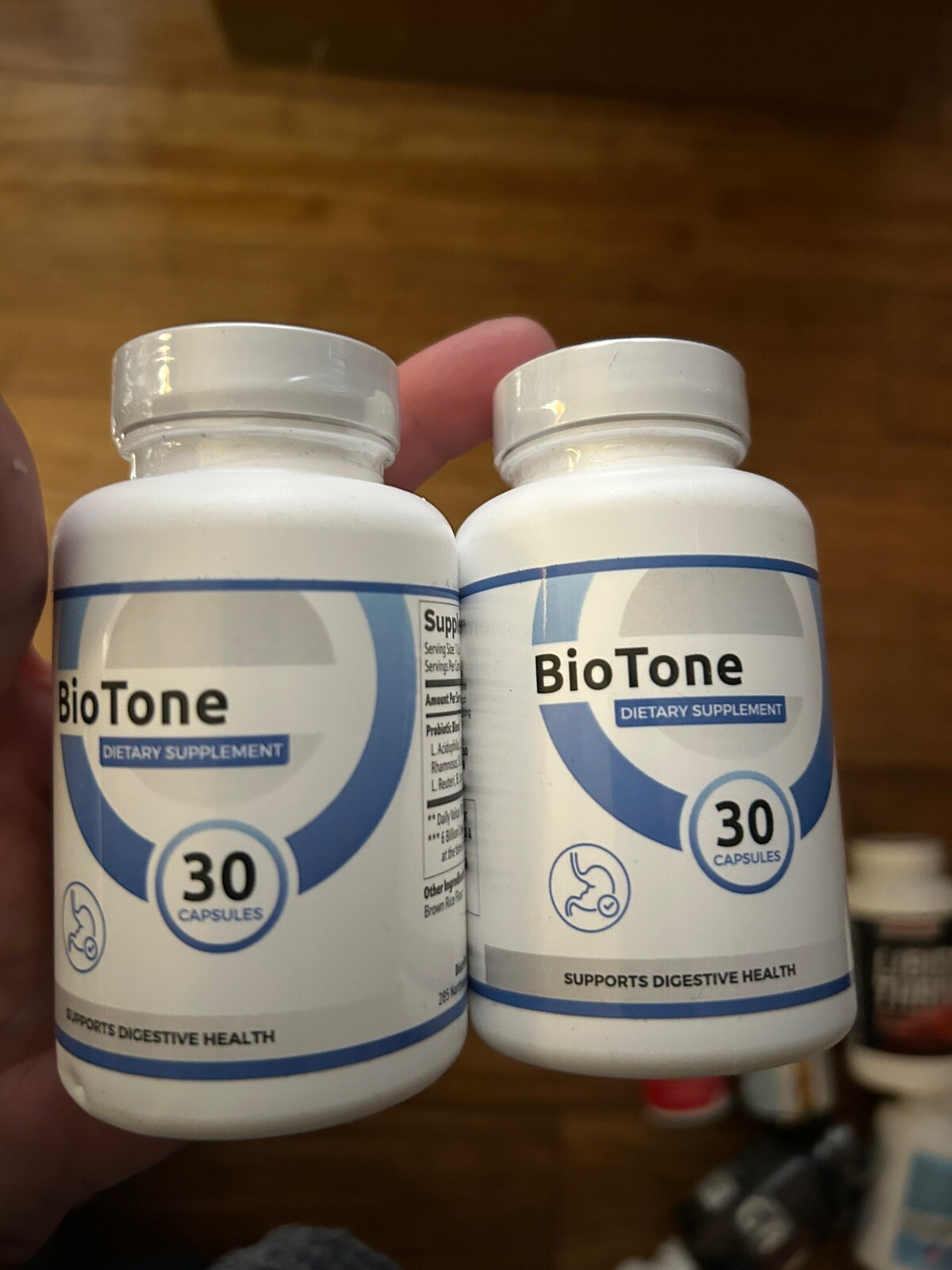 Lot of 2 BioTone Digestive Health Probiotic Support 30 Caps Fresh – NEW