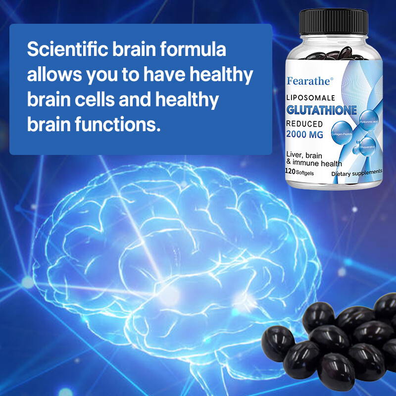 Liposome Glutathione Capsules -Supports liver, brain, and immune system health