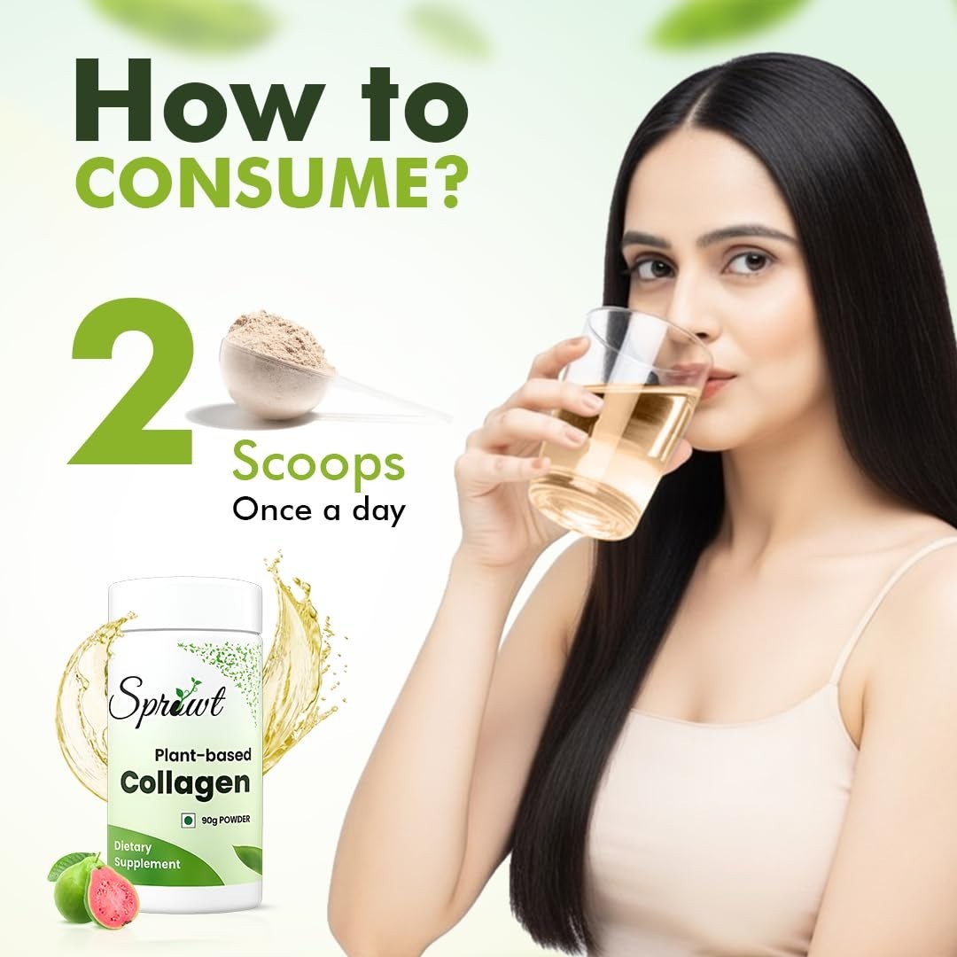 Spro.wt Plant Based Collagen Powder 90g Vitamin C Skin Glow