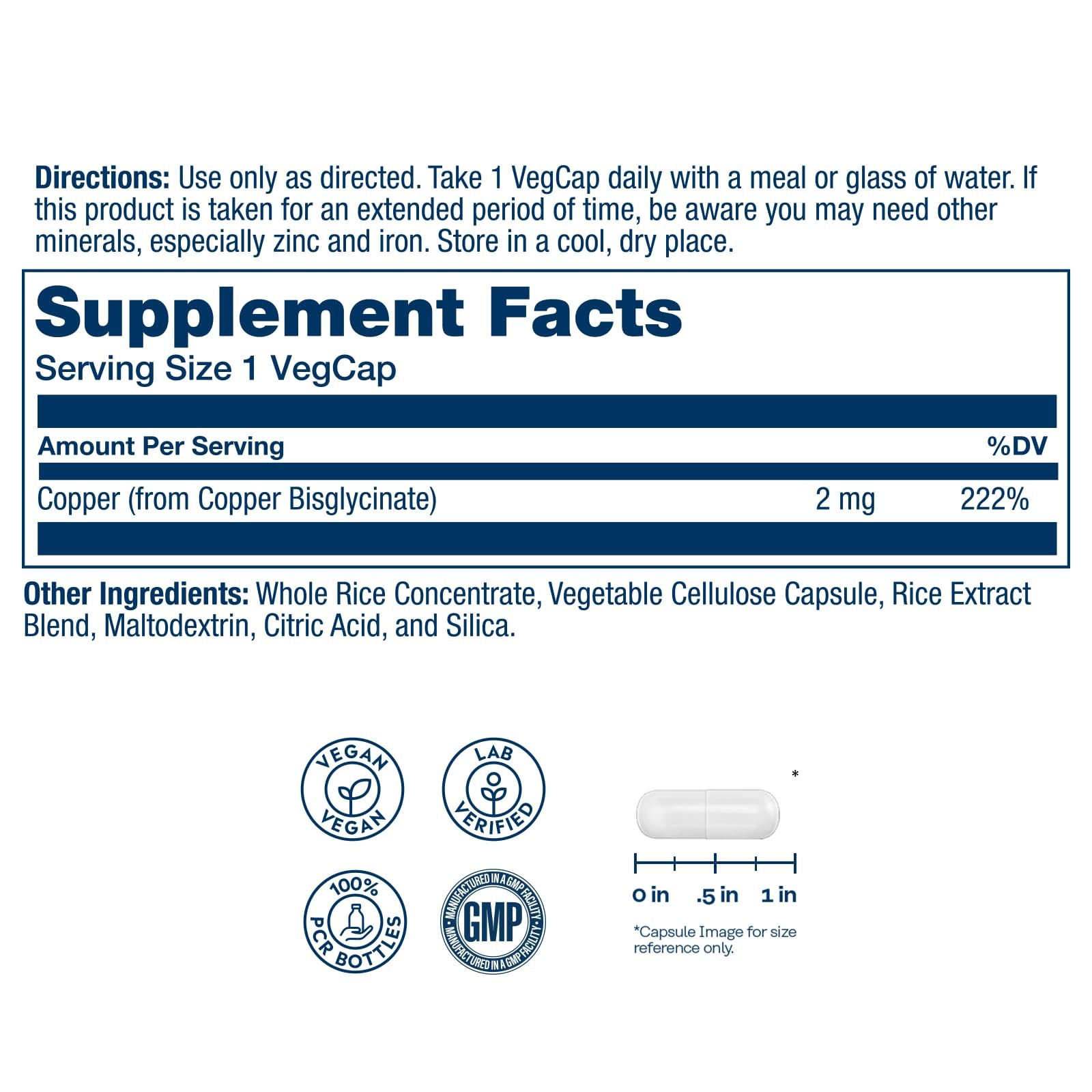 Solaray Copper 2mg – Chelated Copper Supplements for Women and Men,…