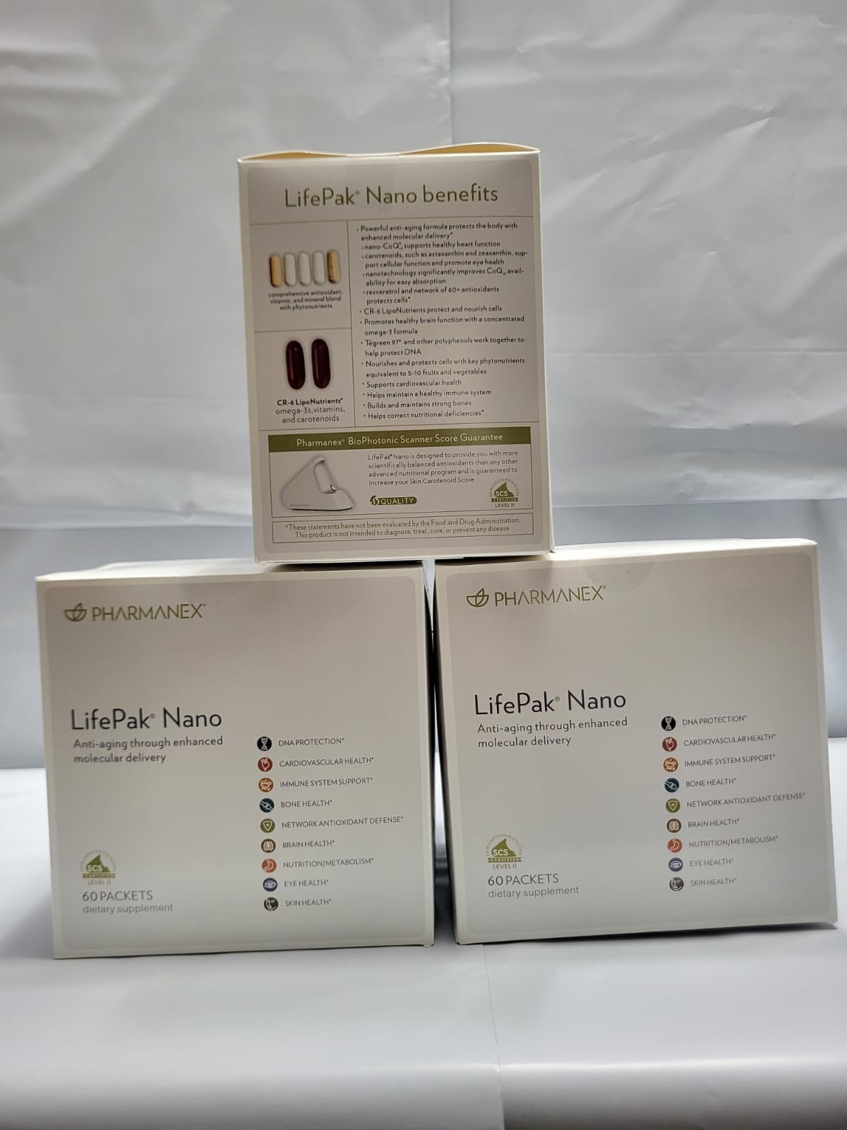 Nu Skin Pharmanex Lifepak Nano, 60 packets, Exp 12/2027