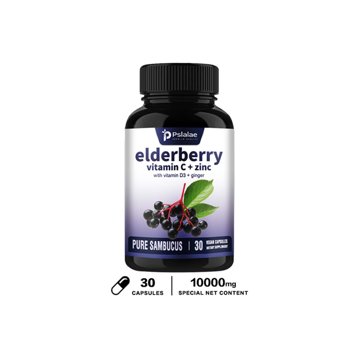 Elderberry 10000mg – Immune Support Defence Cardiovascular Health, High Quality