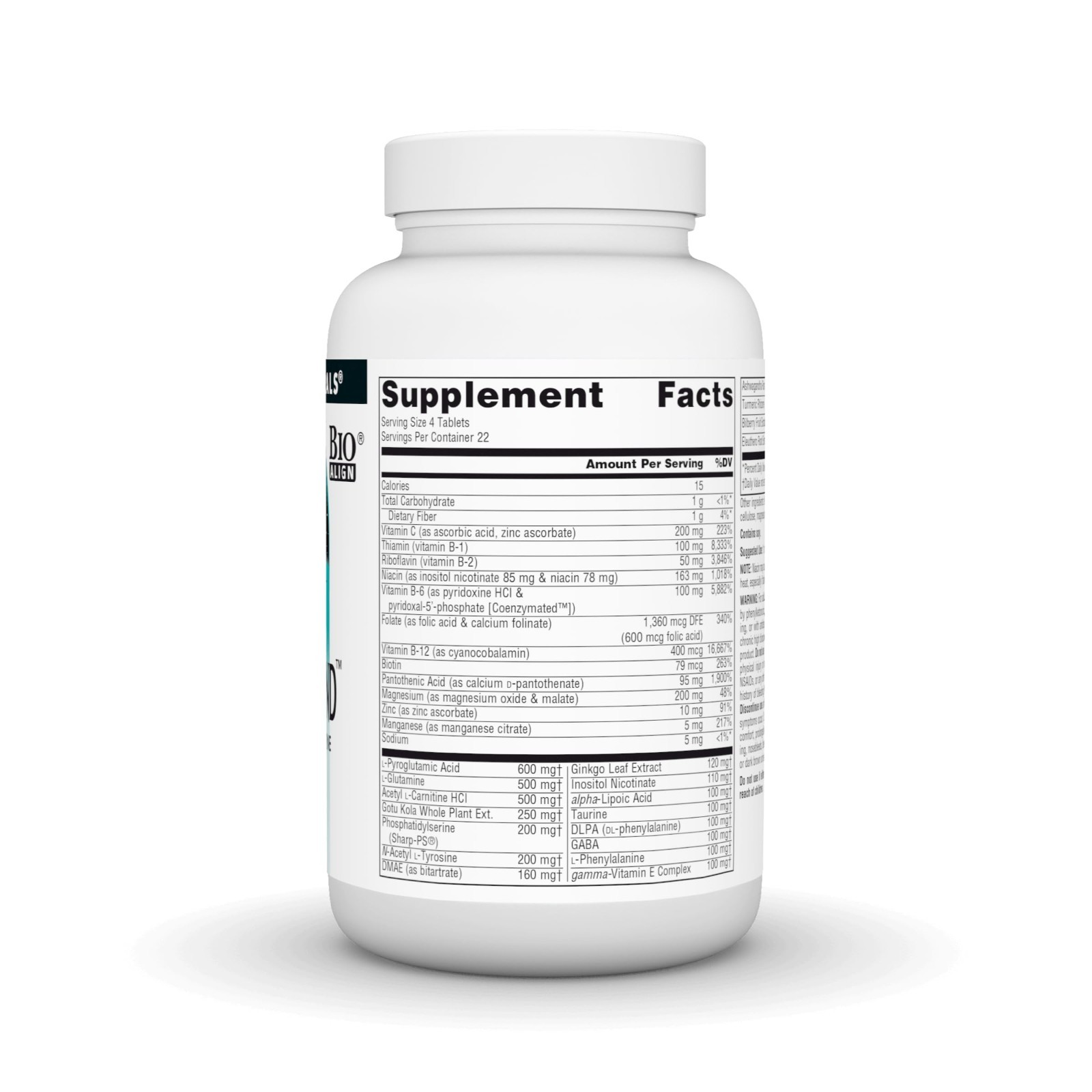 Cognitive Support Supplement with Phosphatidylserine – 90 Tablets for Mental Cla