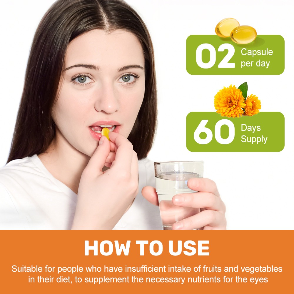 Eye Health Supplement, Lutein and Zeaxanthin, Vision Health, Eye Strain Support