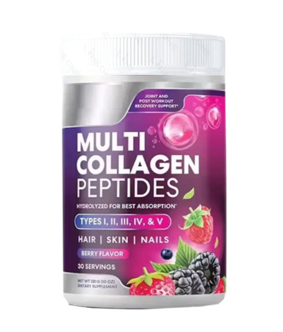 Collagen Peptides Powder for Women Hydrolyzed Collagen Protein Types