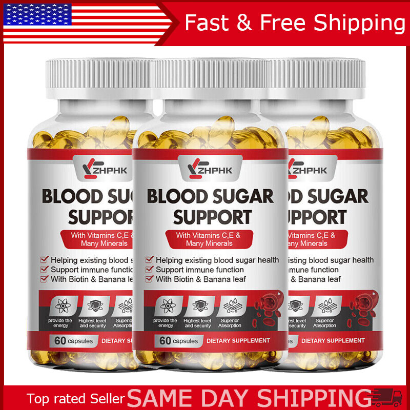 3Pack Blood Balance Support Capsules – Blood Sugar & Blood Pressure Supplement