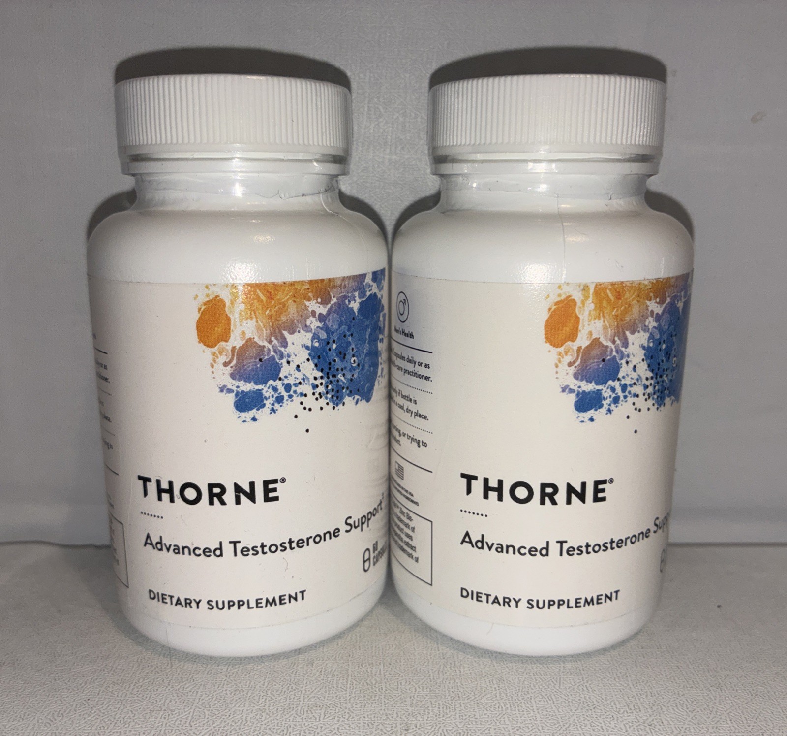 Lot Of 2-Thorne Advanced Test Support 60 Capsules Exp 10/2026 New Sealed