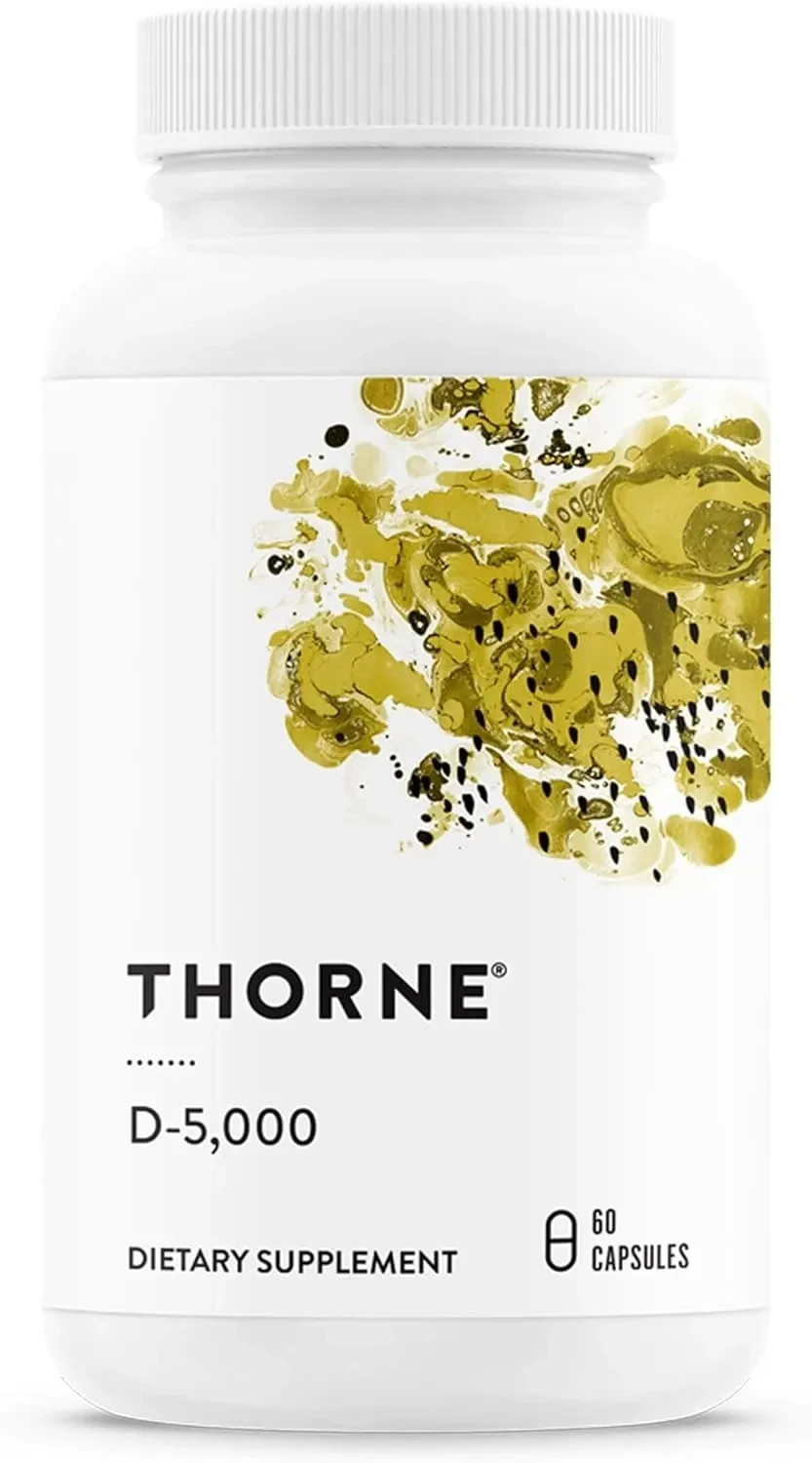 THORNE – Vitamin D-5000 – Vitamin D3 Supplement – Support Healthy Bones, Teeth,