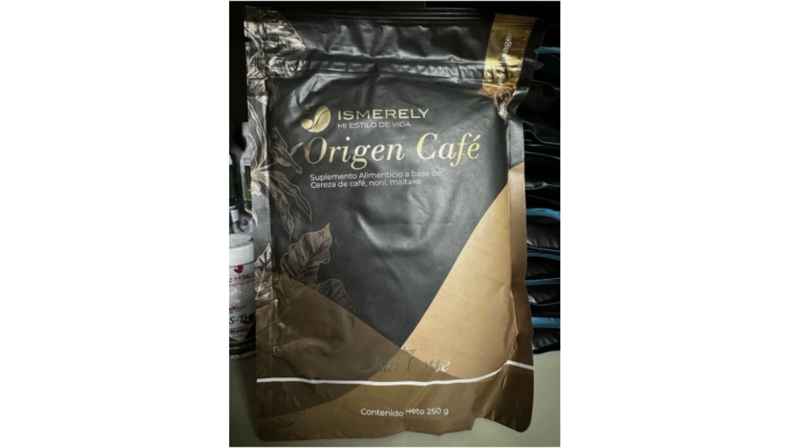 Ismerely Cafe Organico Sabor Chai Latte Suplemento Alimenticio 250 gr