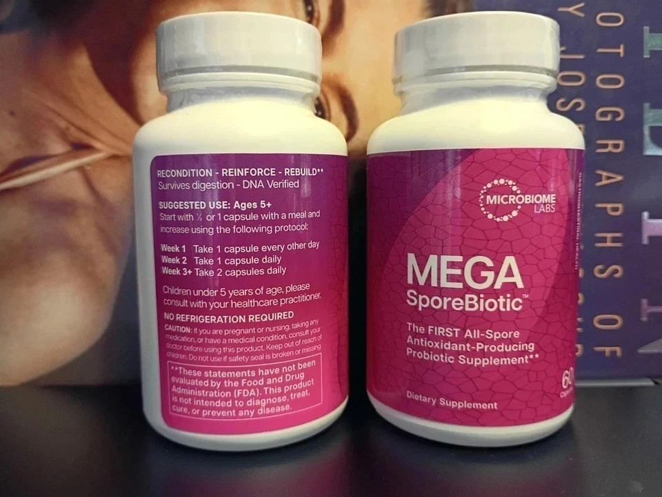 2 Pack Mega SporeBiotic Probiotic | High Potency for Microbiome Health NEW